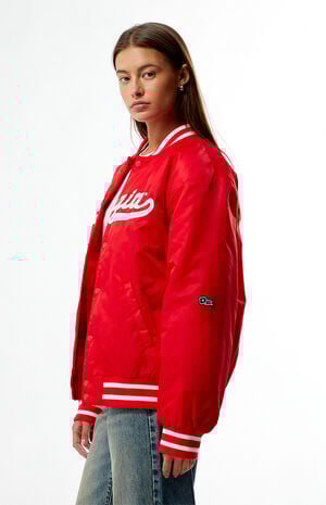 Georgia Bulldogs A-Game Varsity Bomber Jacket image number 3