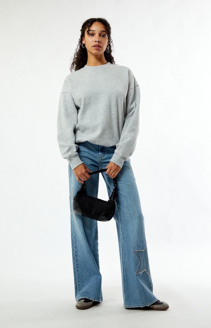 PacSun Core Washed Crew Neck Sweatshirt PacSun