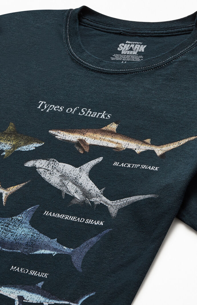 Discovery Shark Week Types T-Shirt