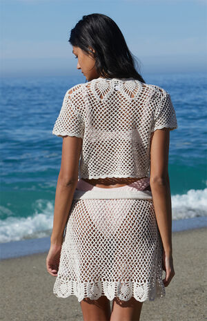 Hazel Crochet Mini Skirt image number 3
