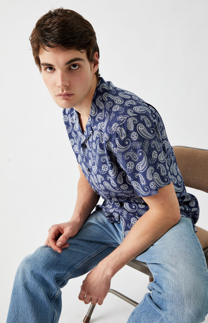 Clive Eco Short Sleeve Camp Shirt