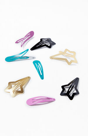 8 Pack Star Barrettes image number 3