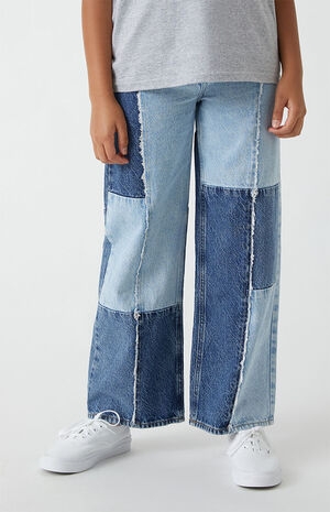 Patchwork Baggy Jeans image number 2
