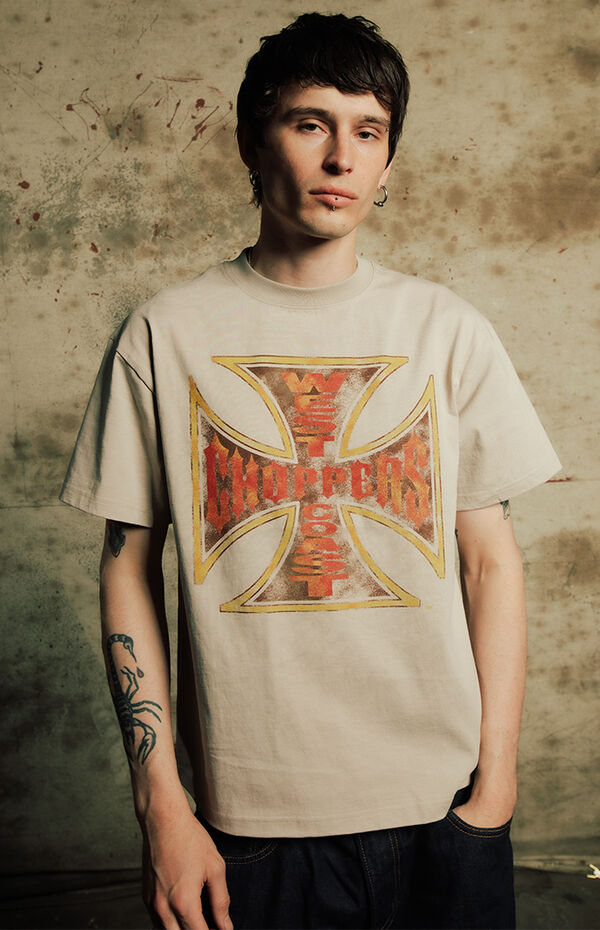 West Coast Choppers Saturated Cross T-Shirt