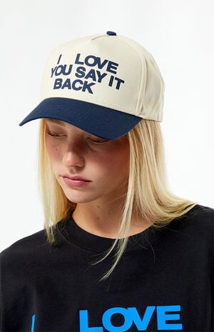 I Love You Say It Back Snapback Hat image number 1