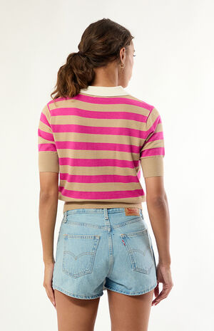 Women's Jean Mini Skort - Abraided Art image number 4