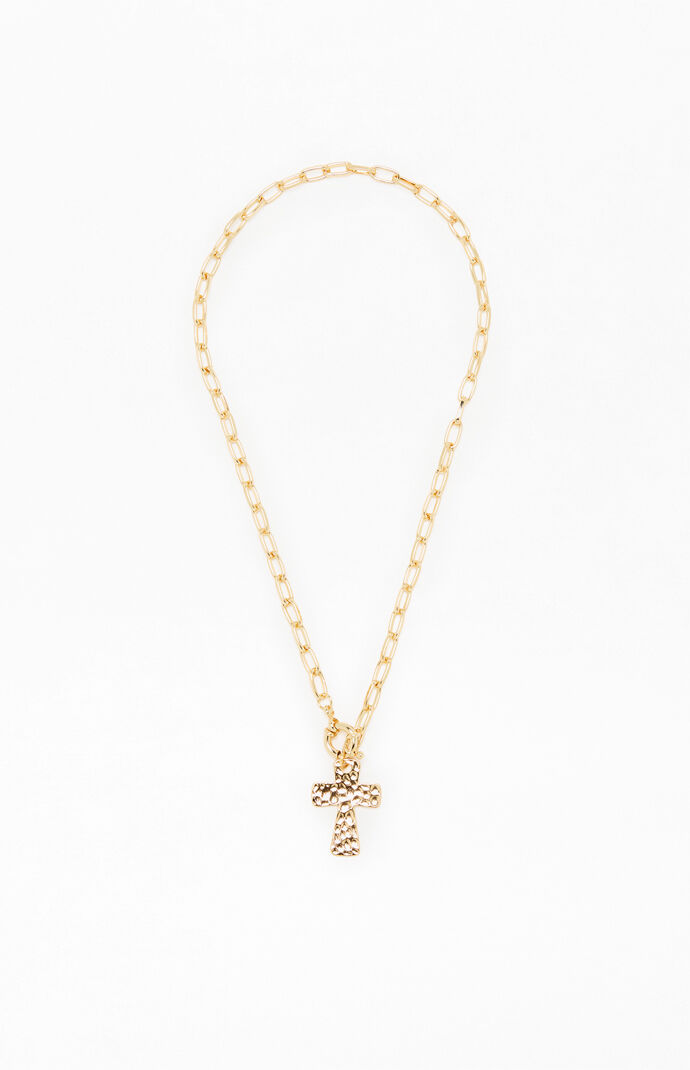 Pacsun Cross Chain Pendant Necklace