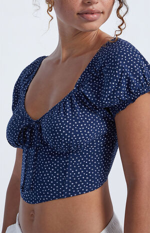 Bustier Short Sleeve Top image number 2