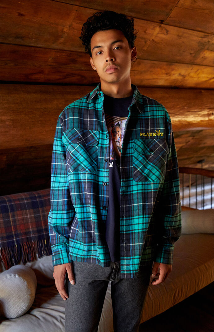 By PacSun Street Plaid Flannel Shirt
