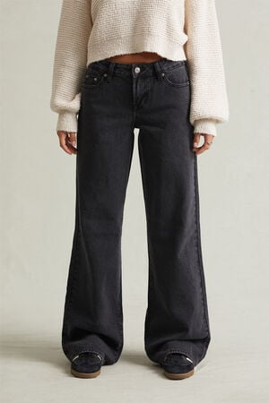Pacsun Casey Low Rise Baggy Jeans Washed Black | PacSun