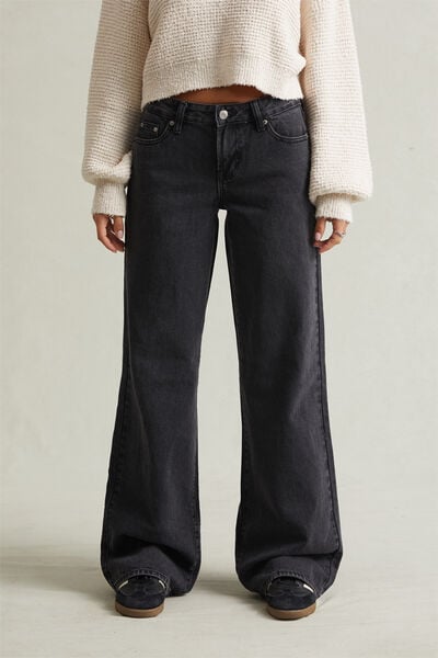 Pacsun Casey Low Rise Baggy Jeans Black | PacSun