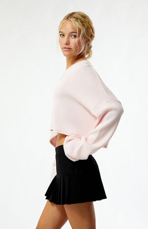 Effie Boxy Cropped Sweater image number 3