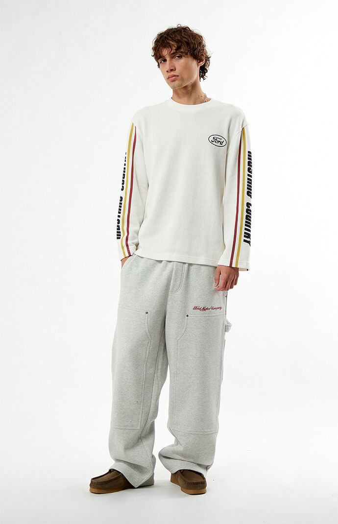 FORD Riders Long Sleeve Waffle Knit T-Shirt