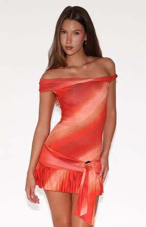 Haelo Off-The-Shoulder Mini Dress image number 1