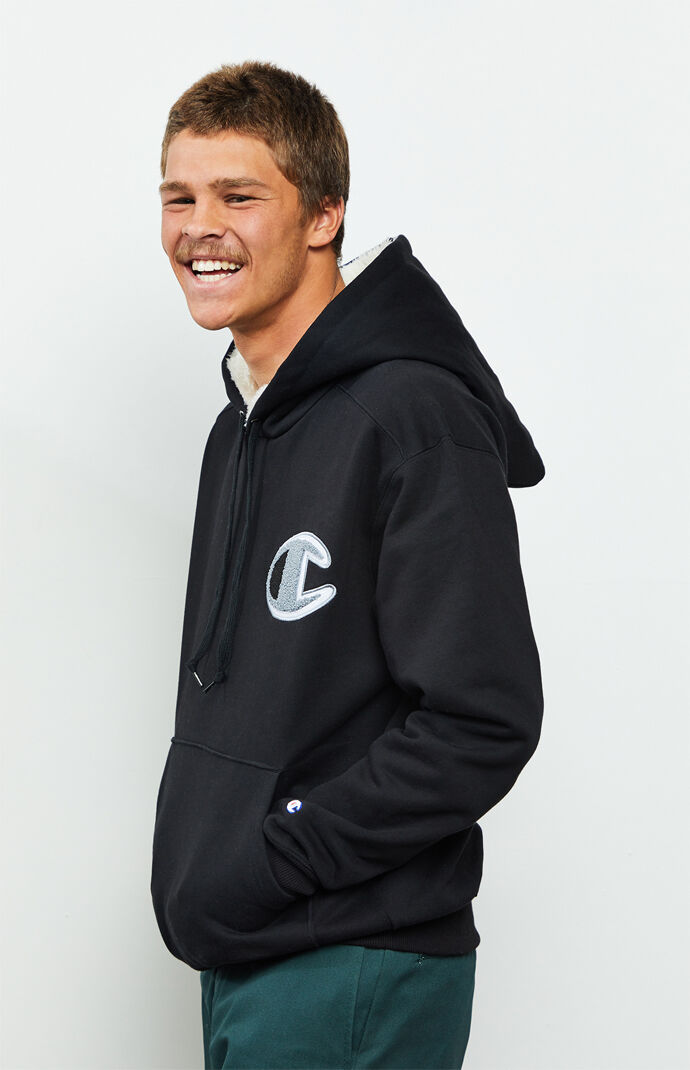 champion fleece lined hoodie