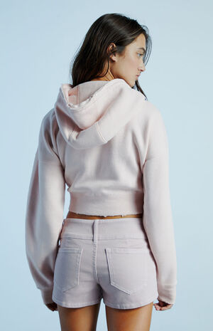 Pink Stretch Low Rise Shorts image number 4