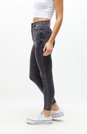 Black Super High Waisted Jeggings image number 2