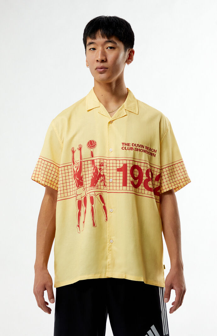 Duvin Design Serving Heat Linen Camp Shirt