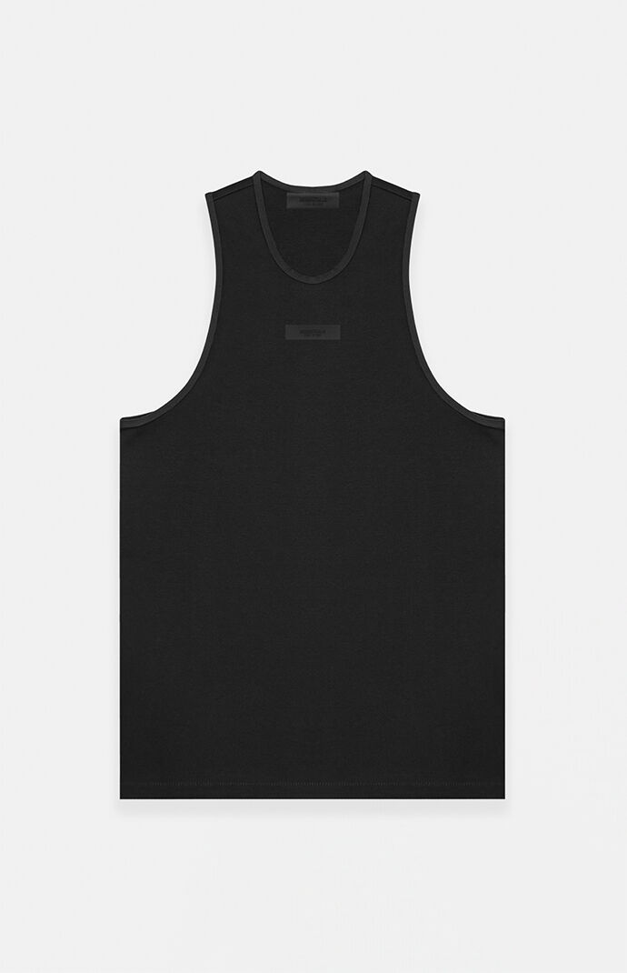 憧れ Tank Heavy Black Essentials God of Fear Top PacSun | タンクトップ