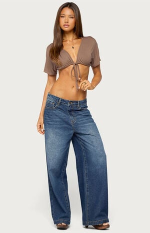 Micky Tie Cropped Top image number 4