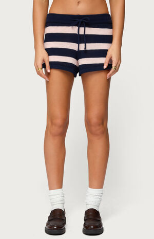 Amaris Striped Knit Shorts image number 1