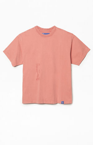 Red Vintage Wash Heavyweight Cropped Boxy T-Shirt image number 1