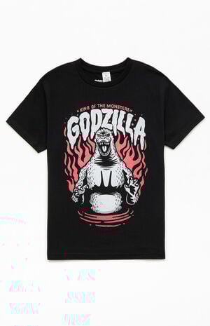 Kids Godzilla Fire T-Shirt image number 1