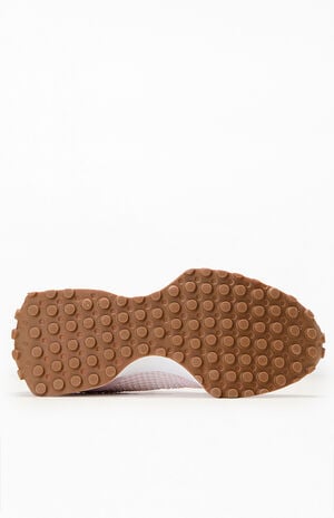Women's Pink and White 327 Sneakers image number 4