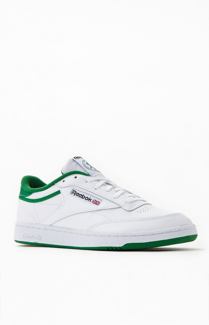 green and white reebok