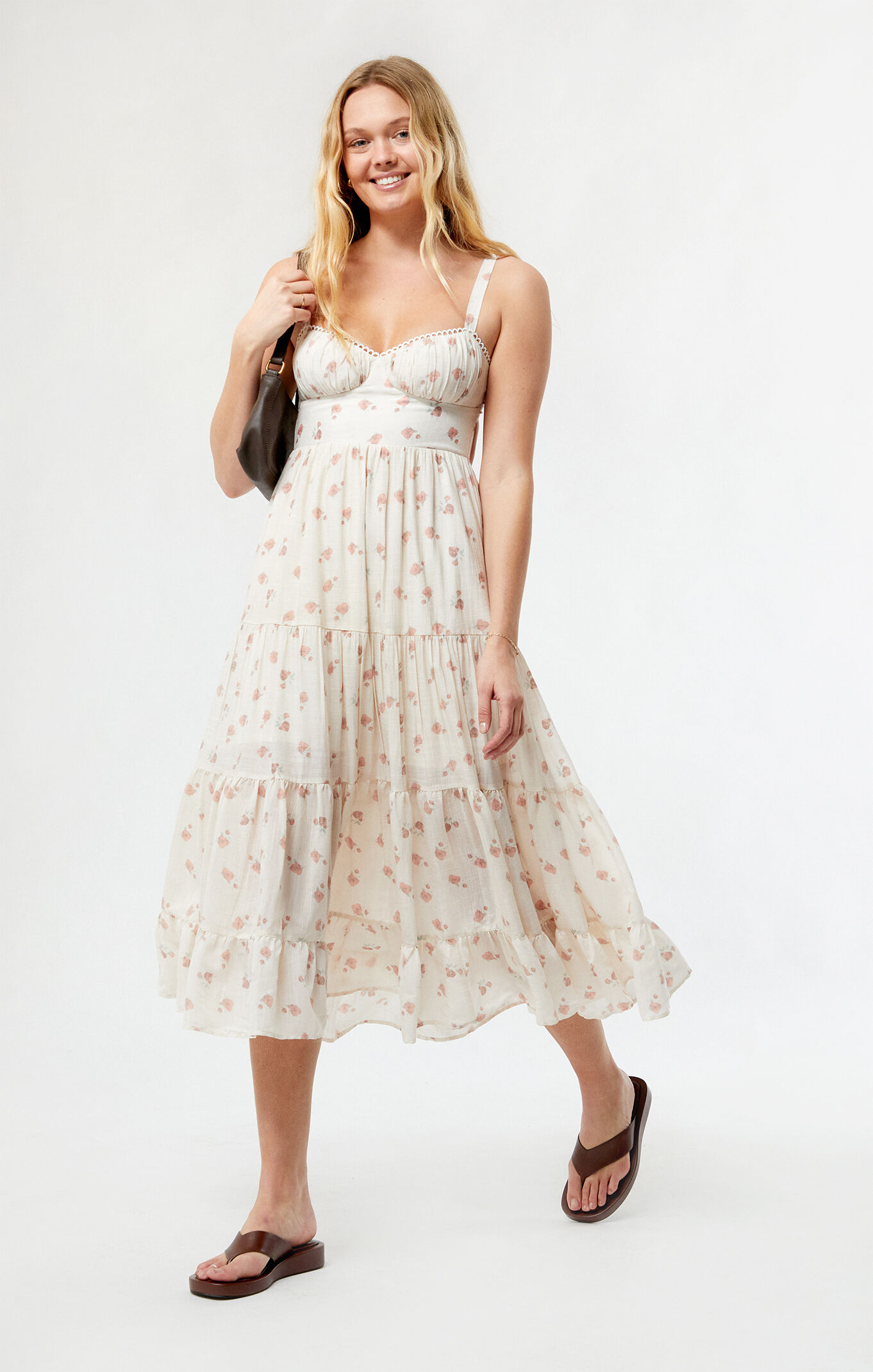 LA Hearts Tiered Maxi Dress PacSun