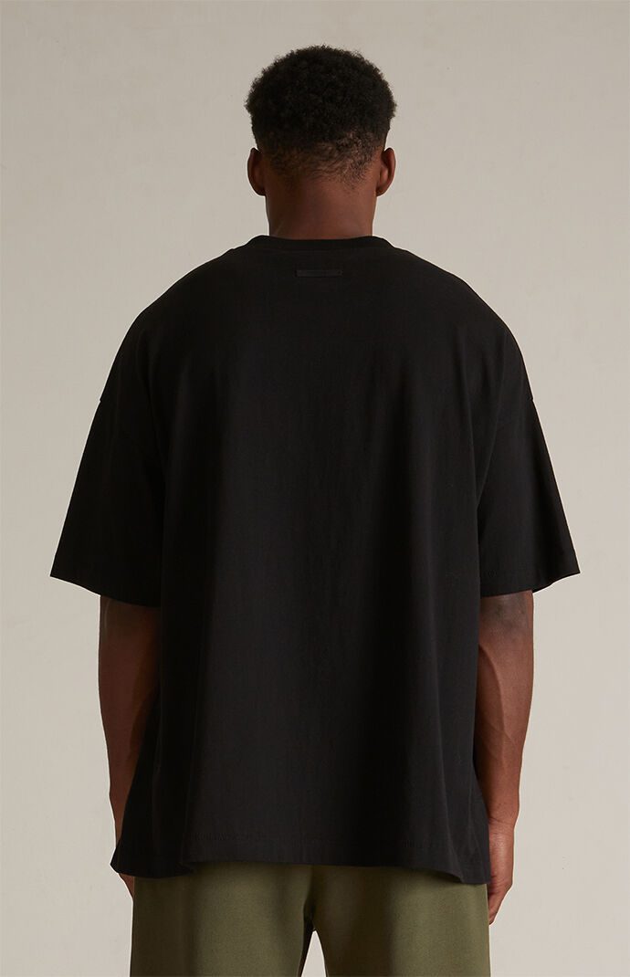 Fear of God Essentials Black Crew Neck T-Shirt | PacSun