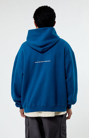 x PacSun Blue Hoodie image number 4