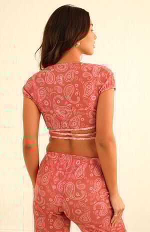 Cher Mesh Cover-Up Top image number 3