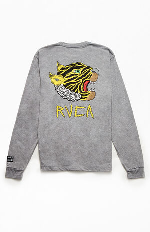 Matt Leines Big Tiger Long Sleeve T-shirt Matt Leines Big Tiger Long Sleeve T-shirt image number null