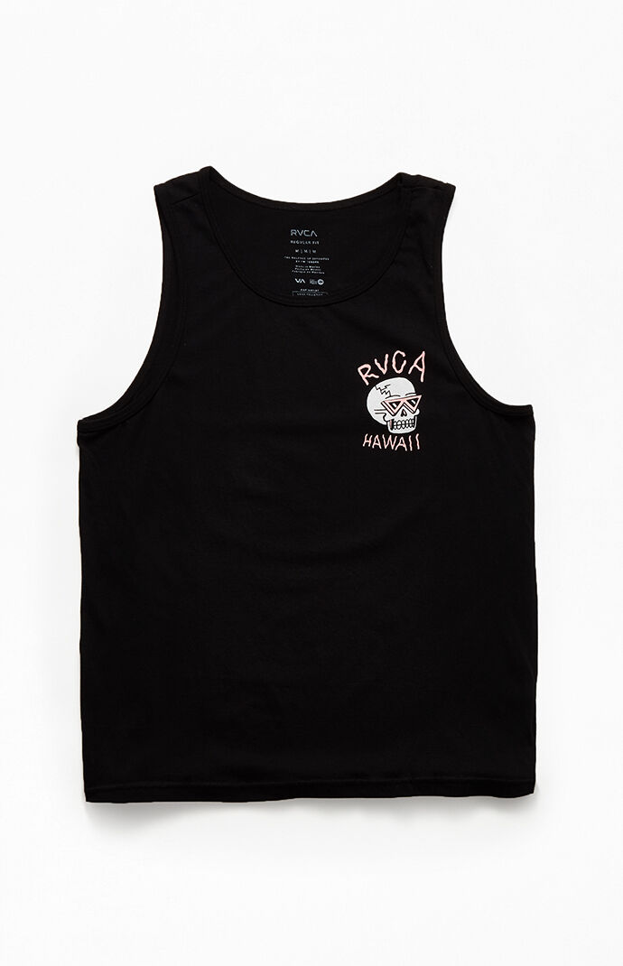 Luke P Skull Shred Tank Top