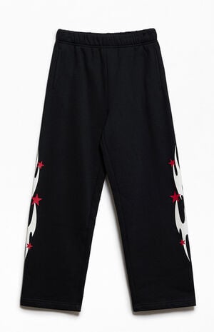 Flame Baggy Sweatpants image number 2