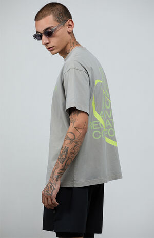 Systems Gray Vintage Wash Heavyweight T-Shirt image number 3