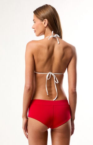 Red Payton Triangle Bikini Top image number 6