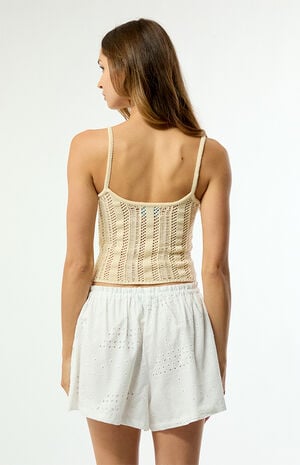 Lou Eyelet Shorts image number 4