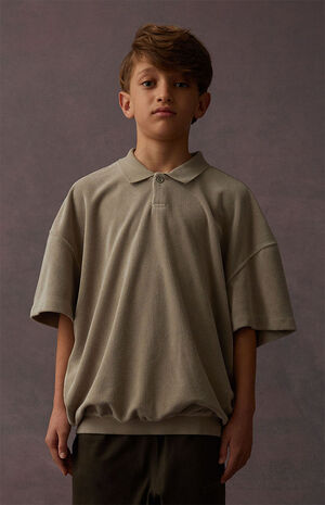 Seal Terry Cloth Short Sleeve Polo Shirt image number 2