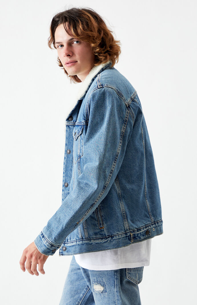 Indigo Type III Sherpa Denim Jacket