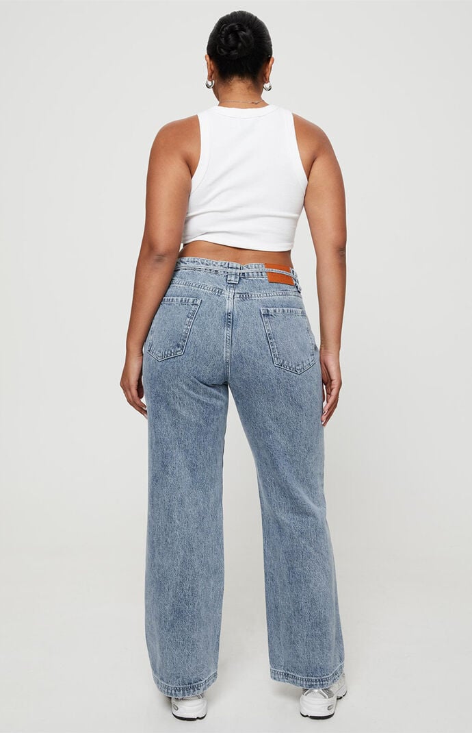殿堂 Rise Mid Pemberton Polly Princess Wide PacSun | Jeans Leg パンツ