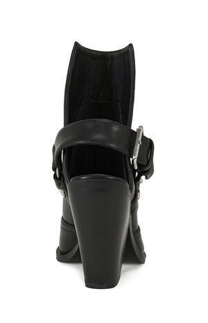 Women's Black Western Booties image number 3