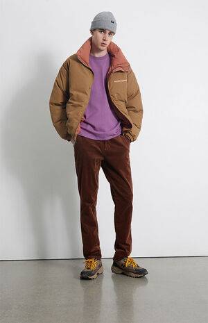 Brown Slim Chino Pants image number 1