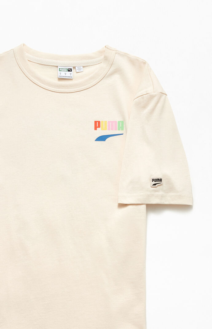 Eco Cream Downtown Graphic T-Shirt