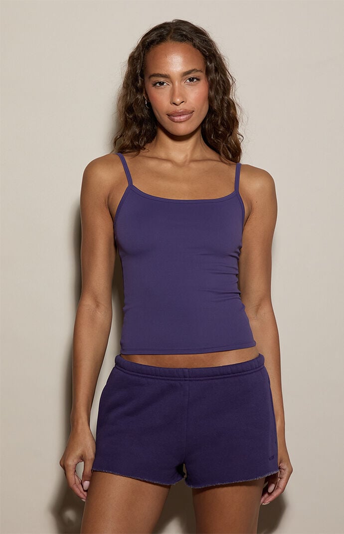 Your Favorite Women's Jessa Sleek Cami Top in Purple - Size Large