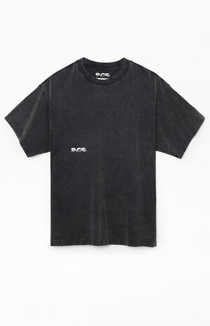 Black Vintage Wash Comfort Heavyweight T-Shirt image number 1