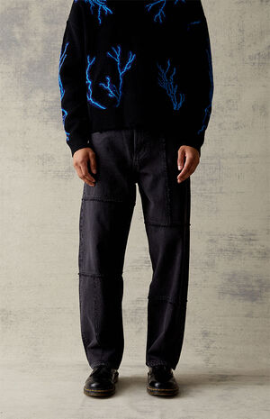 Eco Baggy Black Panel Jeans image number 2