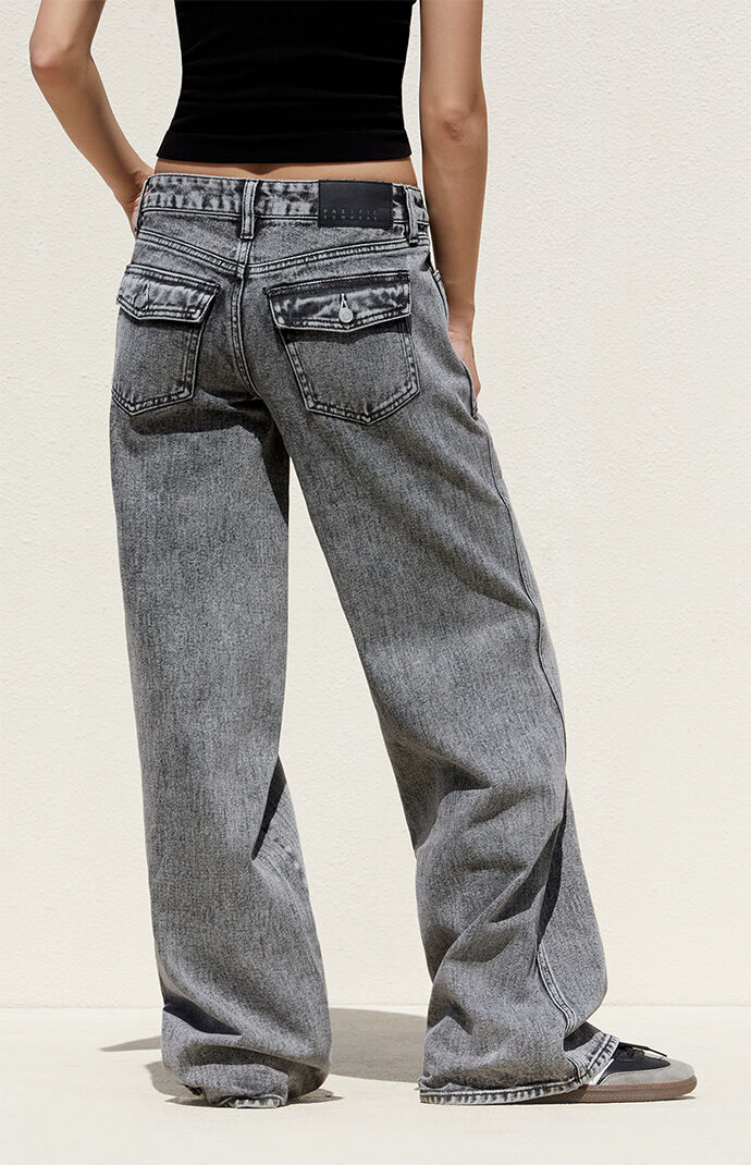 PacSun Gray Acid Wash Low Rise Baggy Jeans | PacSun PacSun Gray Acid Wash Low Rise Baggy Jeans | PacSun