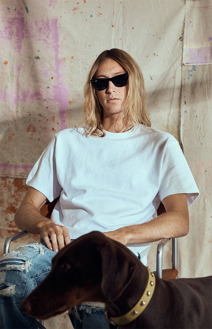 FIELD OF STUDY by Pacsun White Louie T-Shirt